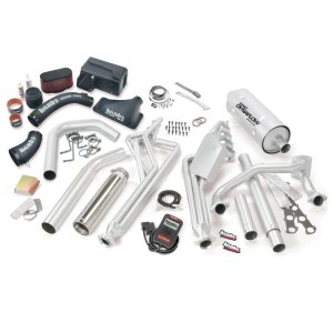 Ford Class-A Motorhome Performance Exhaust - Banks Power - PowerPack System with AutoMind - Chrome - `06-`10